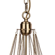 Savino Medium Cloud Brass Frosted Glass 3 Light Pendant